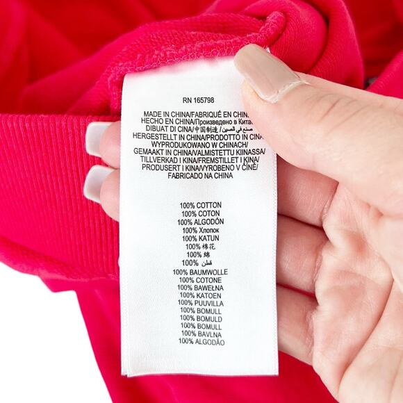 Herve Leger Red Joggers Sz M - Picture 3 of 5